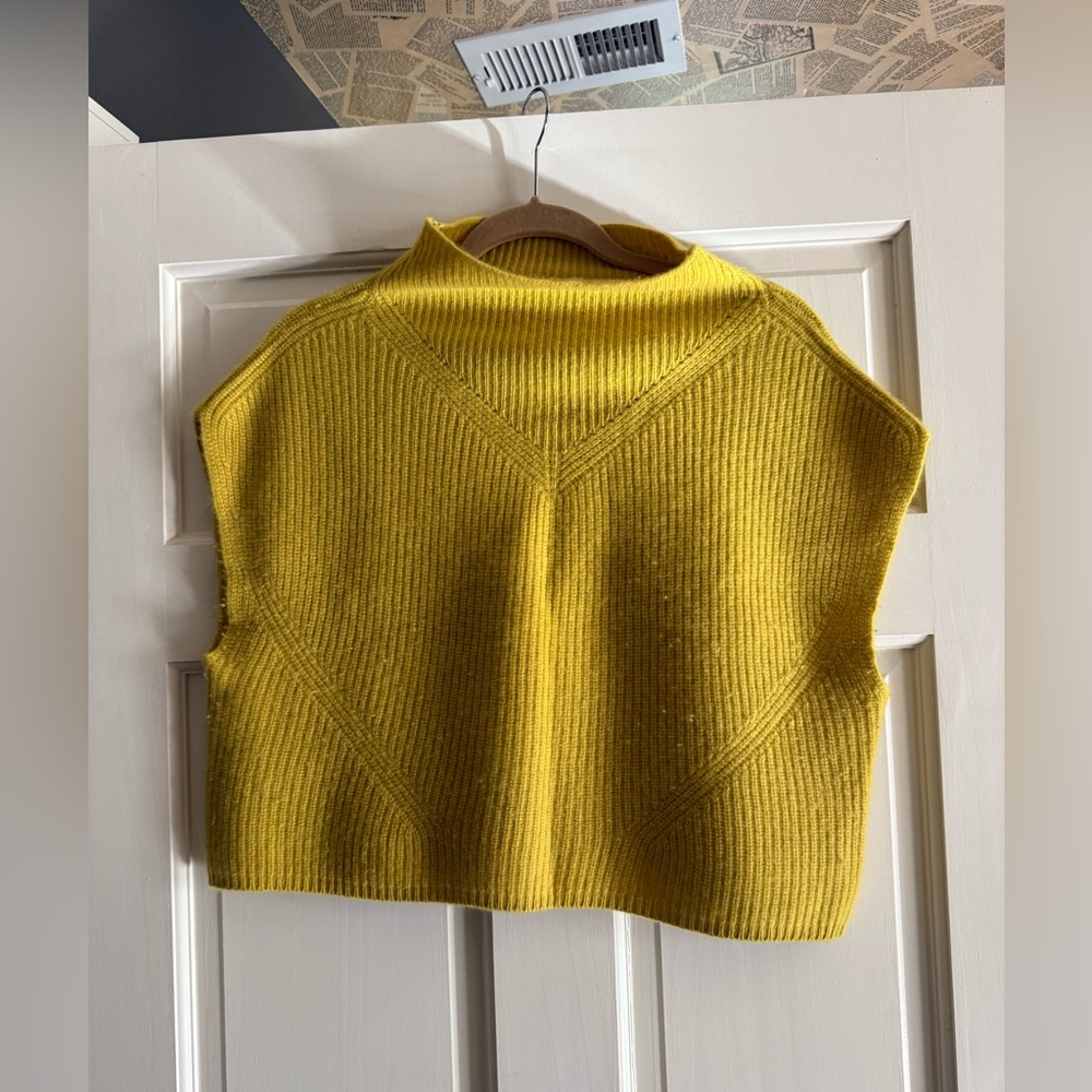 Anthropologie The Enza Cashmere Poncho Sweater Vest